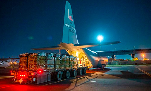 EE.UU. efectúa su primer suministro aéreo de ayuda humanitaria a Gaza