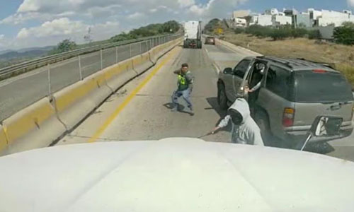 Denuncian a comandantes de la Coordinación de carreteras de proteger a bandas de roba tráiler en autopista México-Puebla