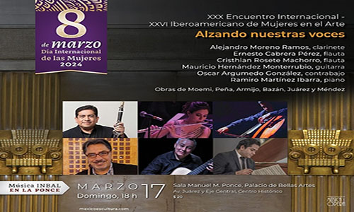 Estrenos de compositoras mexicanas y obras emblemáticas del repertorio internacional