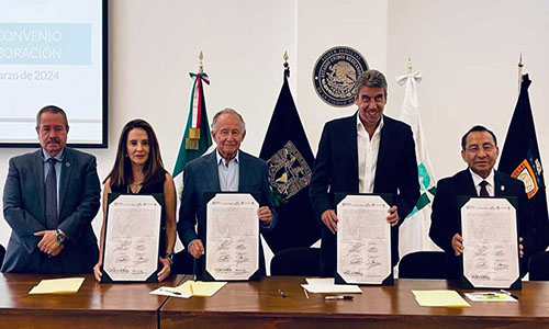 Firman convenio PJCdMx, UNAM y Telmex