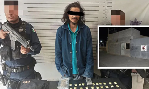 Detienen a presunto narcomenudista en ejido Guadalupe Victoria, Saltillo