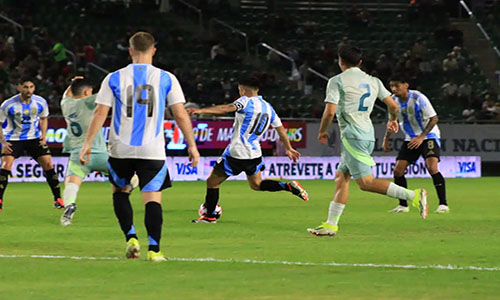 Argentina venció 4-2 a México en amistoso sub 23
