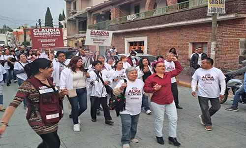 Alma Alcántara inicia su campaña por la alcaldía de Tezoyuca