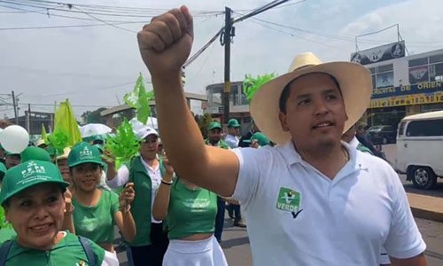 Pepe Gómez, candidato del Partido Verde, inició campaña respaldado por habitantes