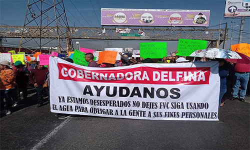 Bloqueada la carretera Lechería Texcoco