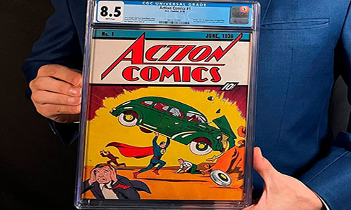 Copia del primer comic de Superman, vendida en 6 mdd