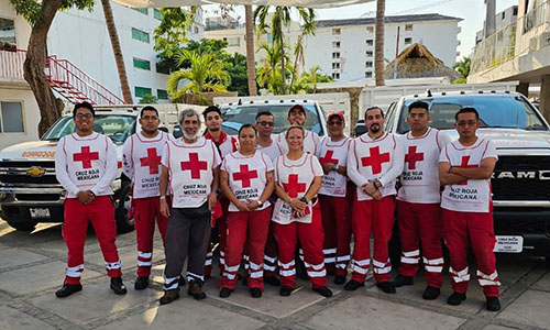 Participa Cruz Roja Edomex en misión de recuperación en zona afectada por “Otis”