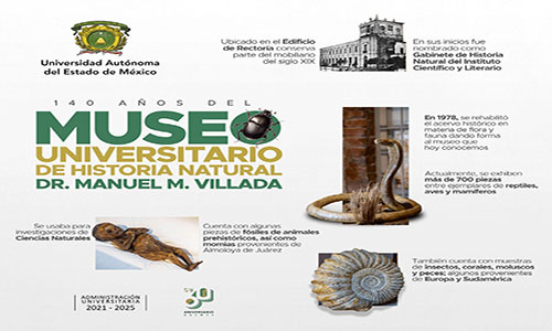 Museo Universitario “Dr. Manuel M. Villada” de UAEMéx, 140 años de historia natural