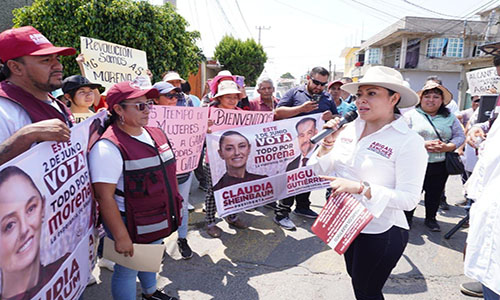 En Chalco, Abigail Sánchez asegura el triunfo con 13 compromisos