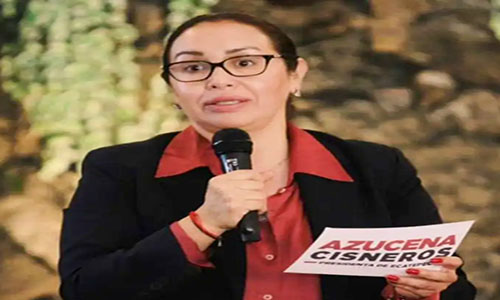 Azucena Cisneros presenta su Plan de Seguridad
