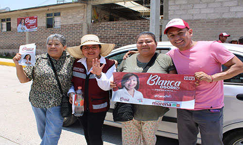 Blanca Osorio con clara ventaja en Acolman