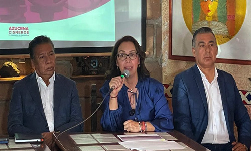 Azucena Cisneros anuncia la instalación de 50 mil sistemas de captación de agua en Ecatepec