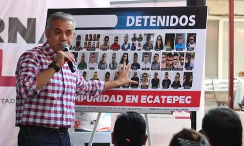 FGJEM permite violencia e impunidad a la delincuencia organizada, denuncia Fernando Vilchis