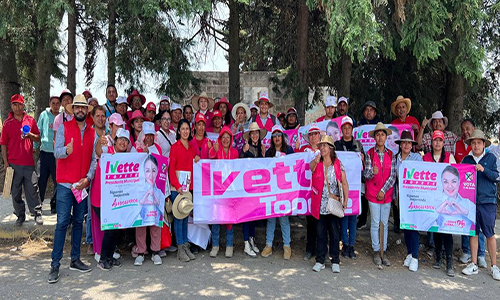 Ivette Topete ha encontrado respaldo y apoyo ciudadano en Amecameca