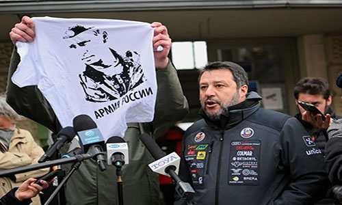 “Ni un solo soldado italiano morirá en nombre de Macron”: Matteo Salvini
