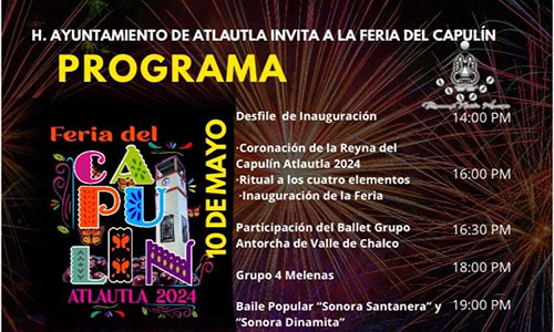 En Atlautla presentan “La Feria del Capulín Atlautla 2024”