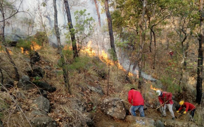 Se multiplican incendios forestales en Valle de Bravo