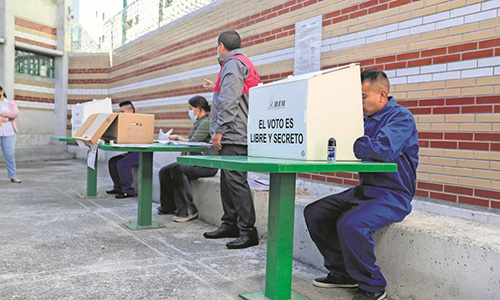 Jornada de votación anticipada en penales de Tlalnepantla, Tenango y Neza