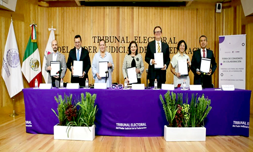 INE y TEPJF firman convenio para contabilizar de manera rápida resultados de elección presidencial