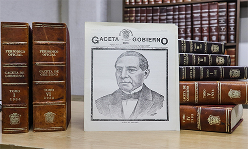 Resguarda Edoméx documento histórico sobre el centenario de la muerte del expresidente Benito Juárez