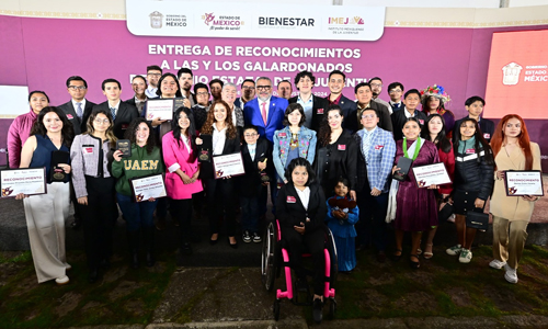 Premio Estatal de la Juventud 2024 reconoce e impulsan talento mexiquense