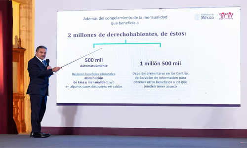 INFONAVIT congela saldo de 2 millones de beneficiarios