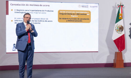 Detecta Economía irregularidades en importación de acero