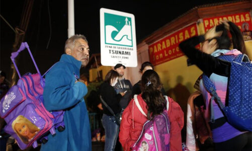 “Cancelan parcialmente” alerta de tsunami en Chile
