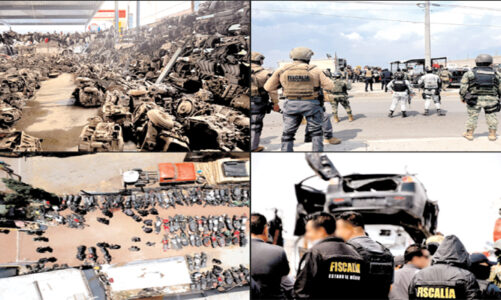 Con Operación “Fortaleza” aseguran 2,800 toneladas de autopartes robadas