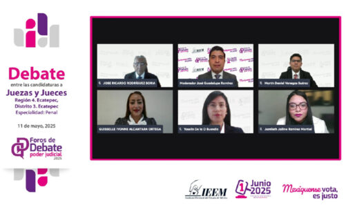 Sexto día de debates para la elección judicial en IEEM
