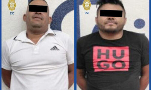 Detienen en la Venustiano Carranza a dos asaltantes