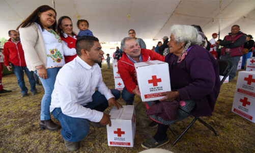 Concretó Cruz Roja el Plan Invernal 2024-2024 con mil familias beneficiadas