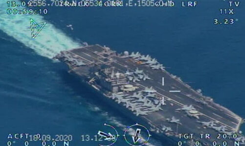 EE.UU. derriba un dron iraní que se acercaba a su portaviones