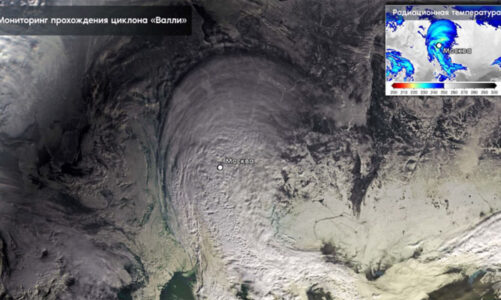 Megaciclón que causó la “nevada del siglo” sobre Moscú
