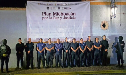 Investigan a policías de 38 municipios de Michoacán por vínculos con el CJNG