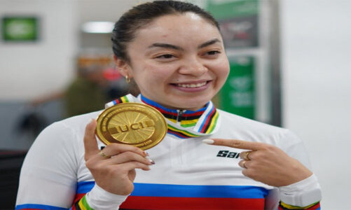 Yareli Acevedo gana oro en Copa del Mundo de ciclismo de Pista