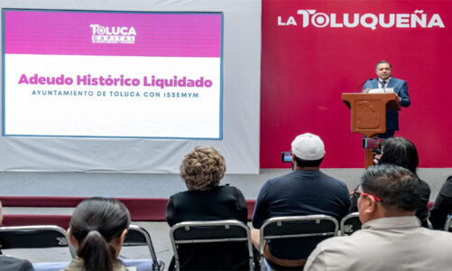 Toluca liquida deuda histórica con ISSEMYM