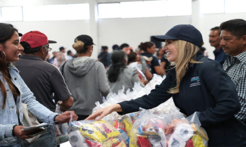 Huixquilucan entrega apoyos  alimentarios contra la desnutrición
