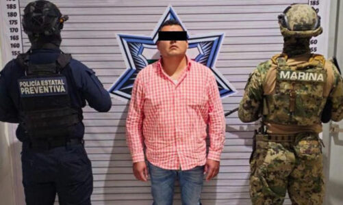 Detienen a “El Charro”, cobraba piso en Mercado Morelos en Puebla