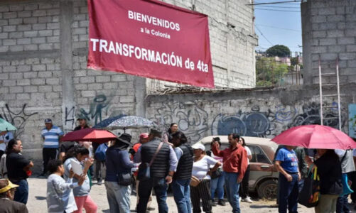 Vecinos rebautizan colonia como “Transformación de Cuarta” en protesta contra autoridades en Tultitlán