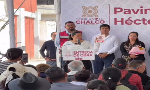 Con más infraestructura para Santa Cruz, el gobierno de Chalco cumple compromisos