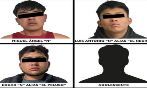 Van cuatro detenidos por incendio en tienda de Valle de Chalco