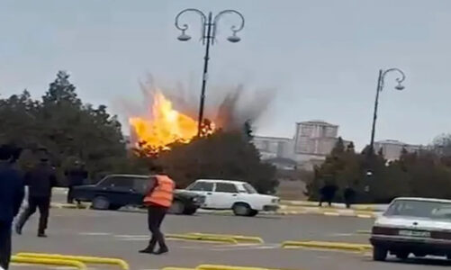 Drones lanzados desde Irán impactan en un aeropuerto de Azerbaiyán