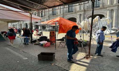 UPREZ retira parcialmente plantón en Toluca