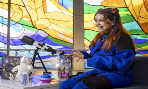 Angélica Estrada, estudiante seleccionada para el International Air and Space Program