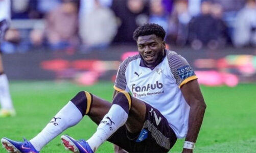 Patrick Agyemang delantero de la selección de Estados Unidos se lesiona