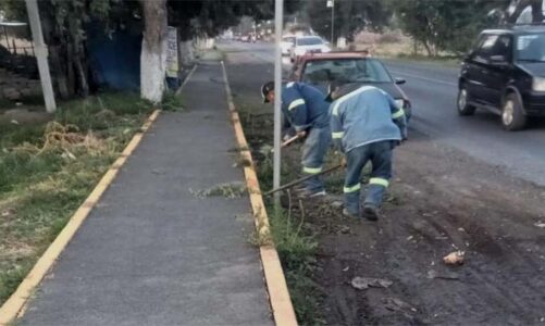 Servicios Públicos intensifica labores de limpieza y cuidado ambiental en Temamatla