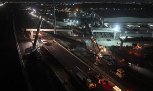 Avanza construcción del Puente “La Mexiquense”