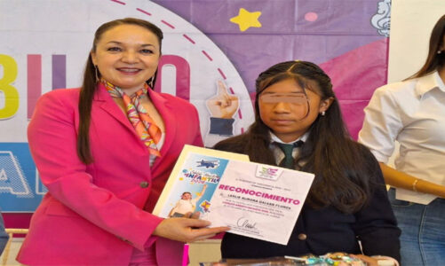Ivette Topete encabezó la sesión de cabildo infantil en Amecameca