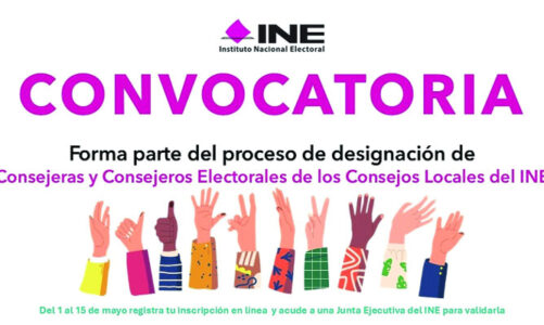 INE abre convocatoria para integrar consejos electorales en Edomex